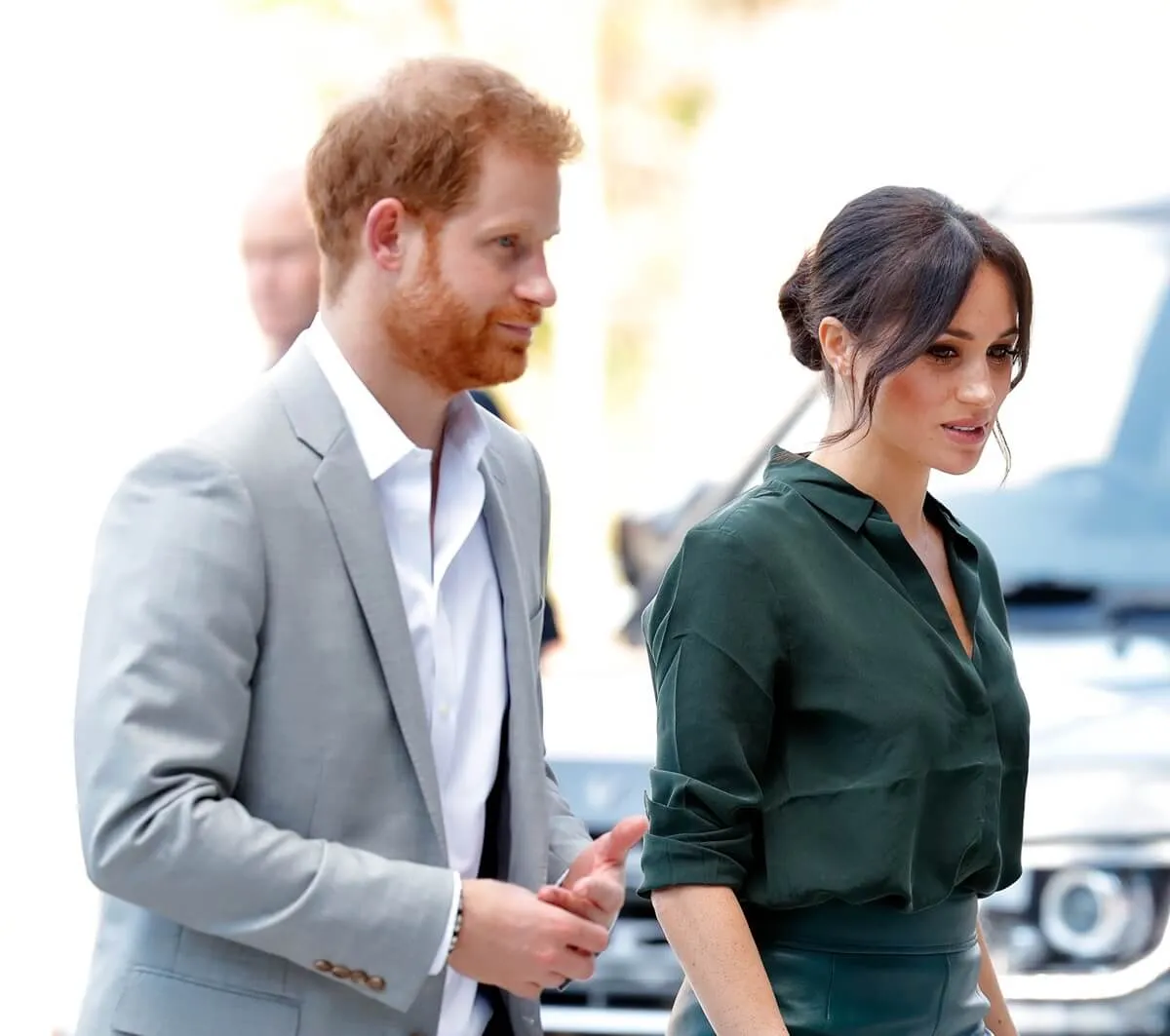 Prince Harry and Meghan Markle visit the University of Chichester's Engineering and Technology Park in Bognor Regis, England