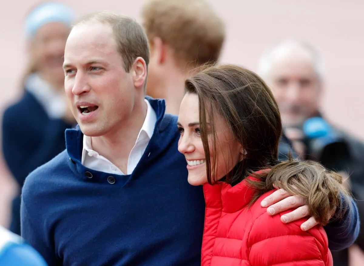 Prince William and Kate Middleton at Team Heads Together London Marathon Training Day at the Queen Elizabeth Olympic Park