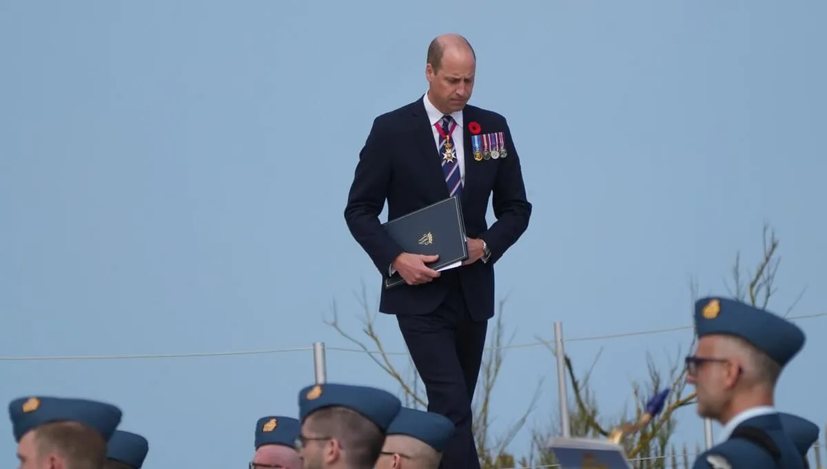 Prince William at the 80th D-Day anniversary ceremony on Juno beach in Normandy, France