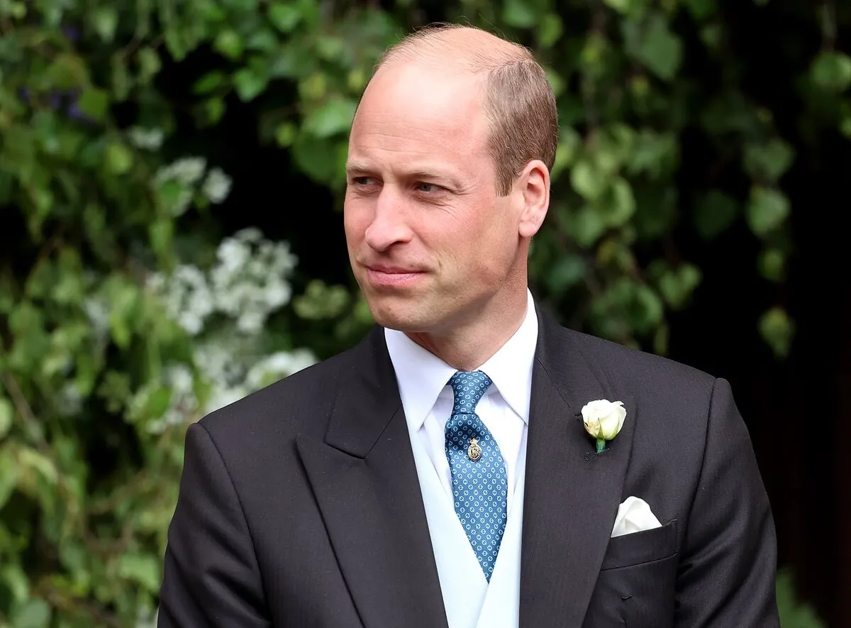 Prince William attends the wedding of Hugh Grosvenor, Duke of Westminster and Olivia Grosvenor, Duchess of Westminster