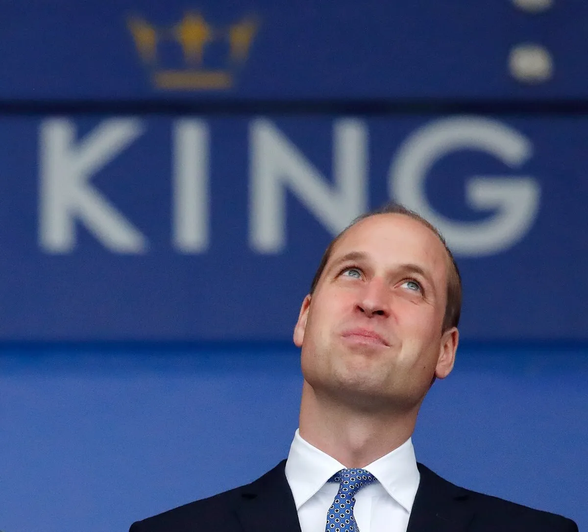 Prince William visits Leicester City Football Club's King Power Stadium