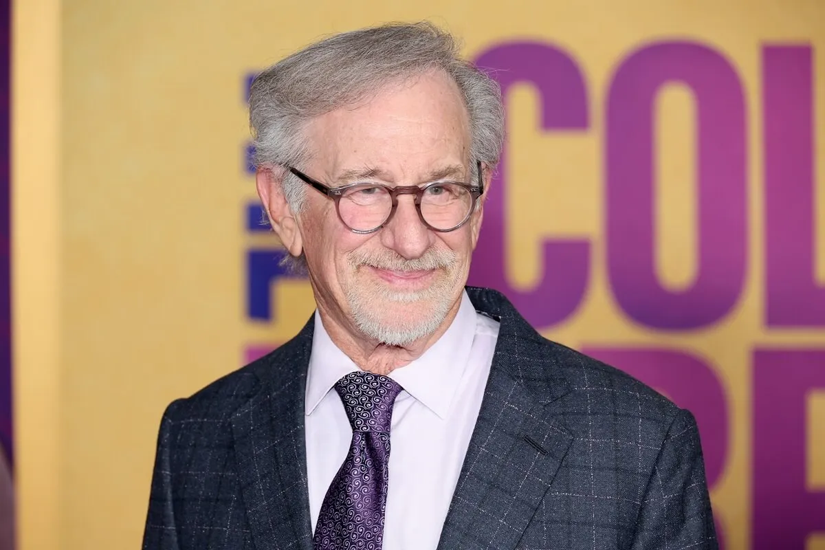 Steven Spielberg at 'The Color Purple' premiere.