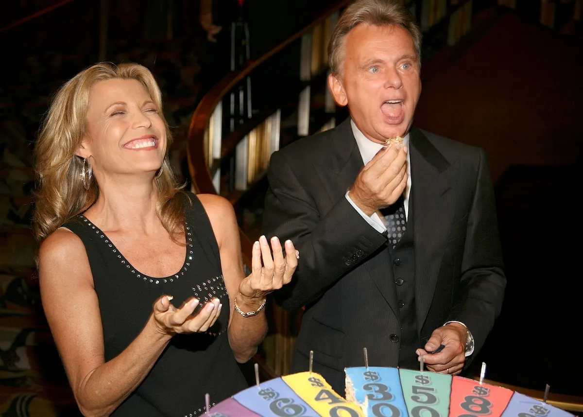 Vanna White and Pat Sajak celebrate the 25th Anniversary of 'Wheel of Fortune'