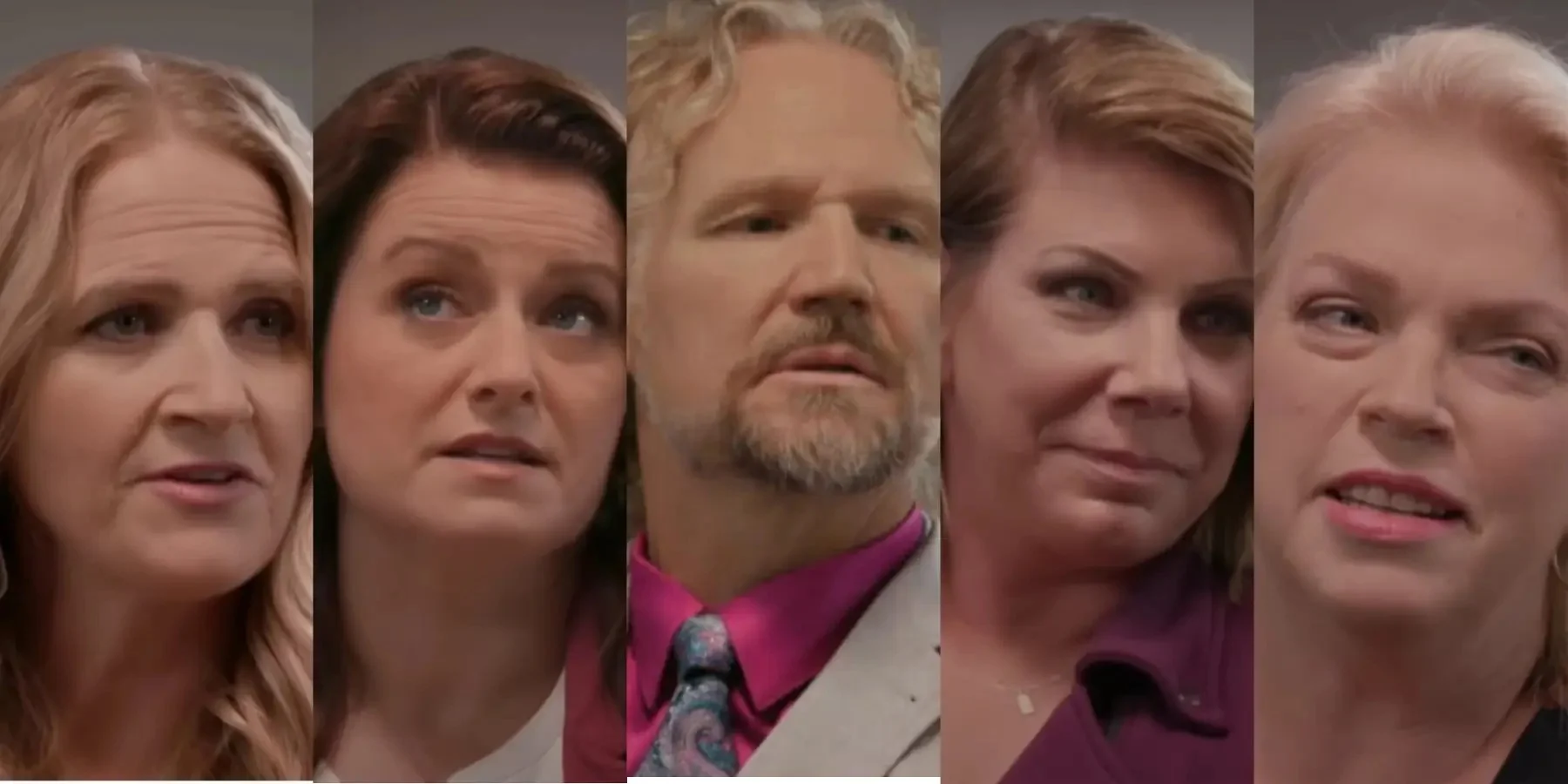 Christine, Robyn, Kody, Meri, and Janelle Brown from TLC's 'Sister Wives'