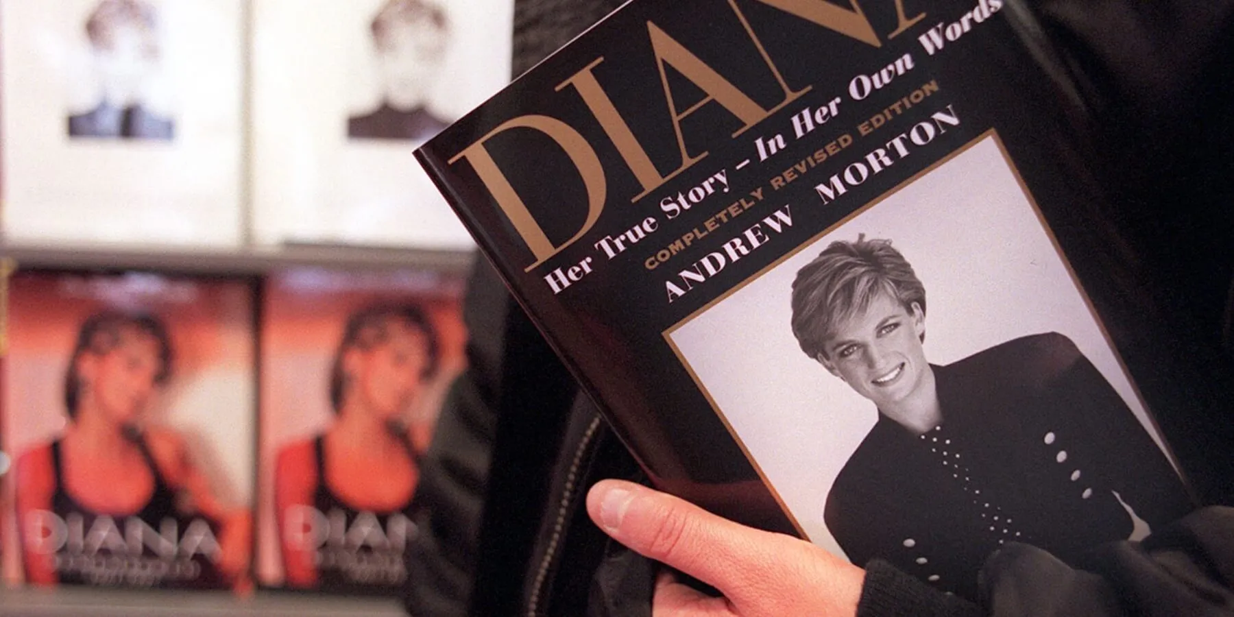 The cover of the book, 'Diana: Her True Story'