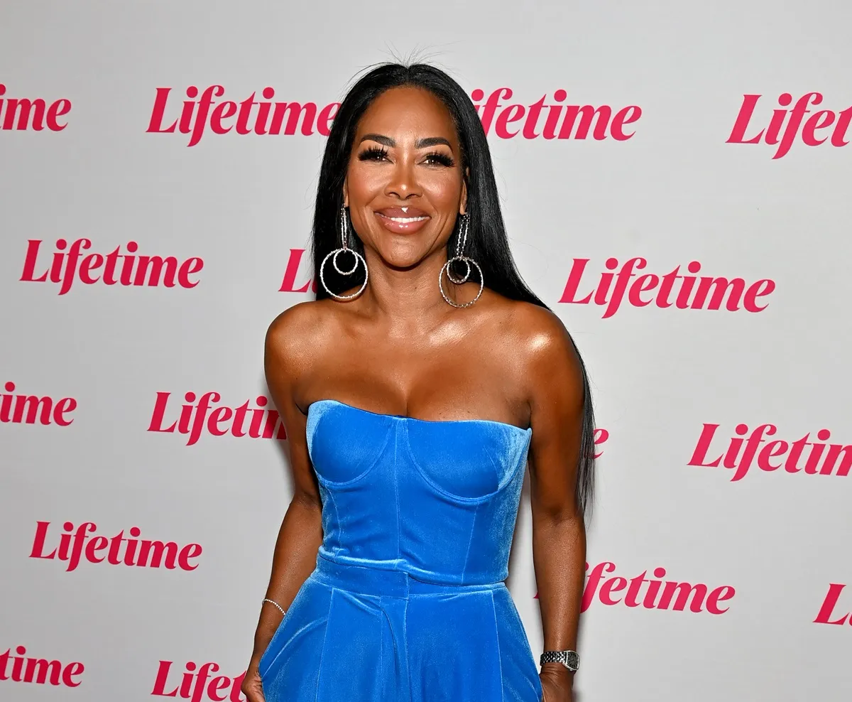 Kenya Moore attends a special screening of Lifetime's "Abducted Off The Street: The Carlesha Gaither Story" at IPIC Atlanta on February 01, 2024 in Atlanta, Georgia