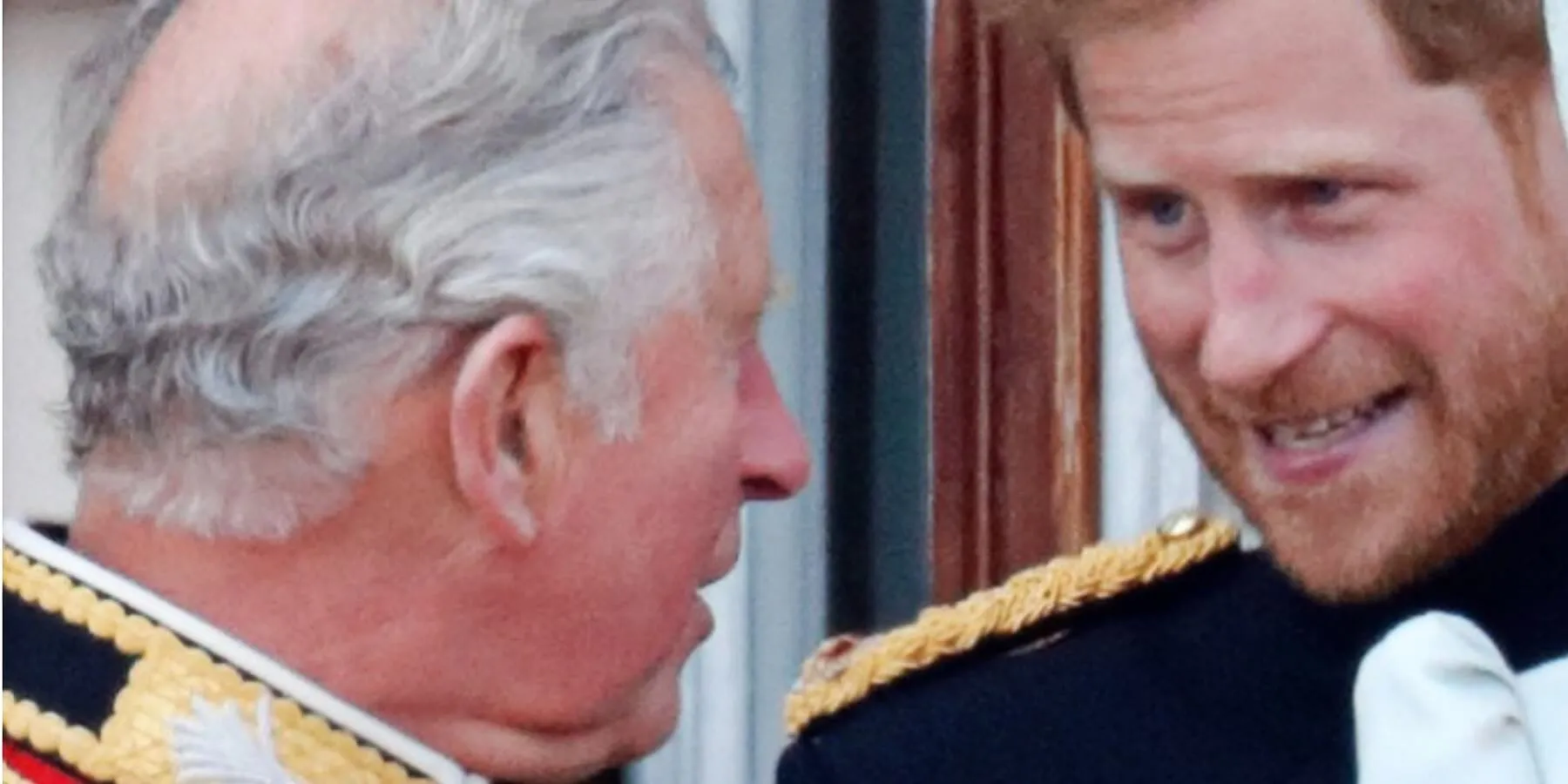 King Charles and Prince Harry photographed in 2018 at Trooping the Color.