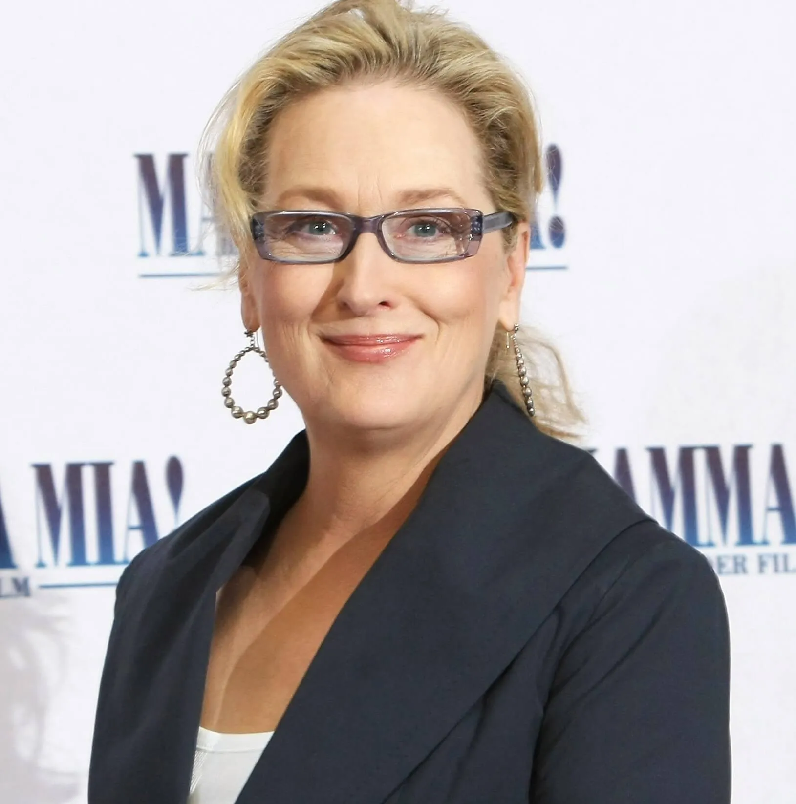 'Mamma Mia!' star Meryl Streep wearing glasses