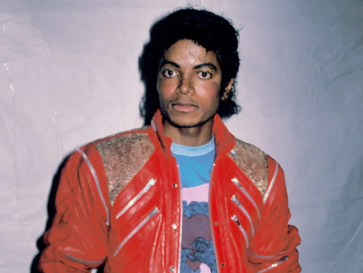 Michael Jackson in the 'Thriller' jacket