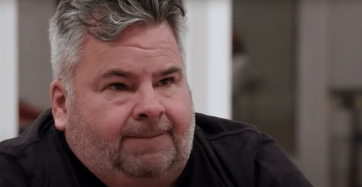 Big Ed making a concerned face during the '90 Day Fiance: Happily Ever After?' Season 8 tell-all