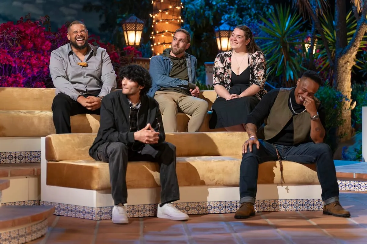 'Claim to Fame' Season 3 cast members sitting on benches