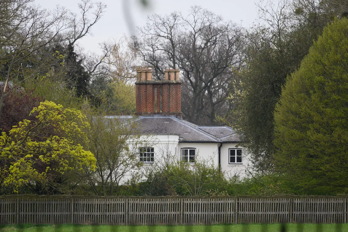 The exterior of Frogmore Cottage, which has reportedly remained empty since Prince Harry and Meghan Markle vacated the property