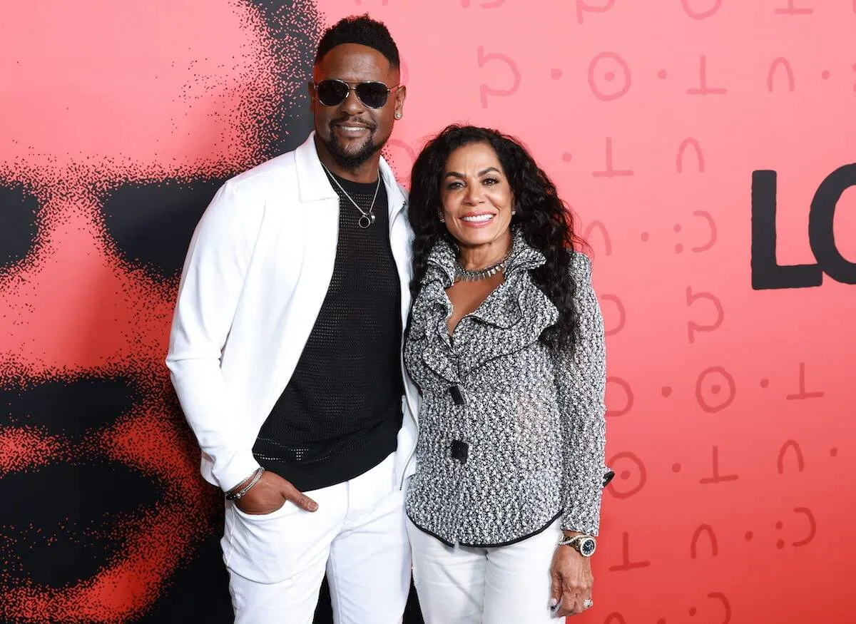 Married couple Blair Underwood and Josie Hart wear black and white on the red carpet before the LA premiere of Longlegs