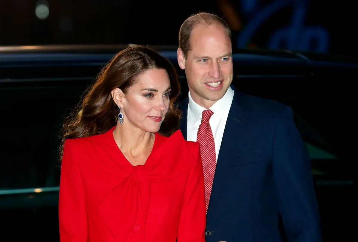Kate Middleton and Prince William attend the 'Together at Christmas' community carol service at Westminster Abbey in London