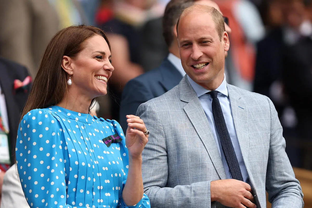 Kate Middleton and Prince William, who isn't likely to attend Wimbledon, at the tennis tournament