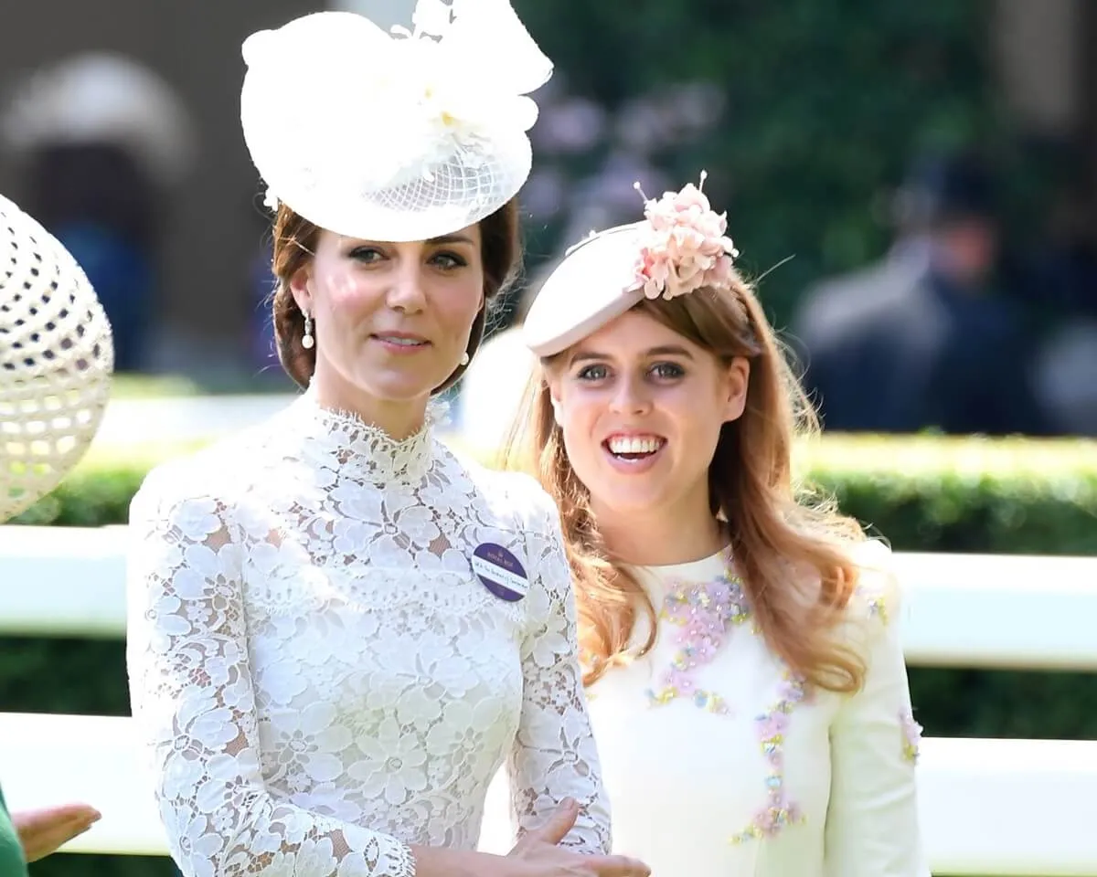 Kate Middleton and Princess Beatrice of York attend Royal Ascot at Ascot Racecourse