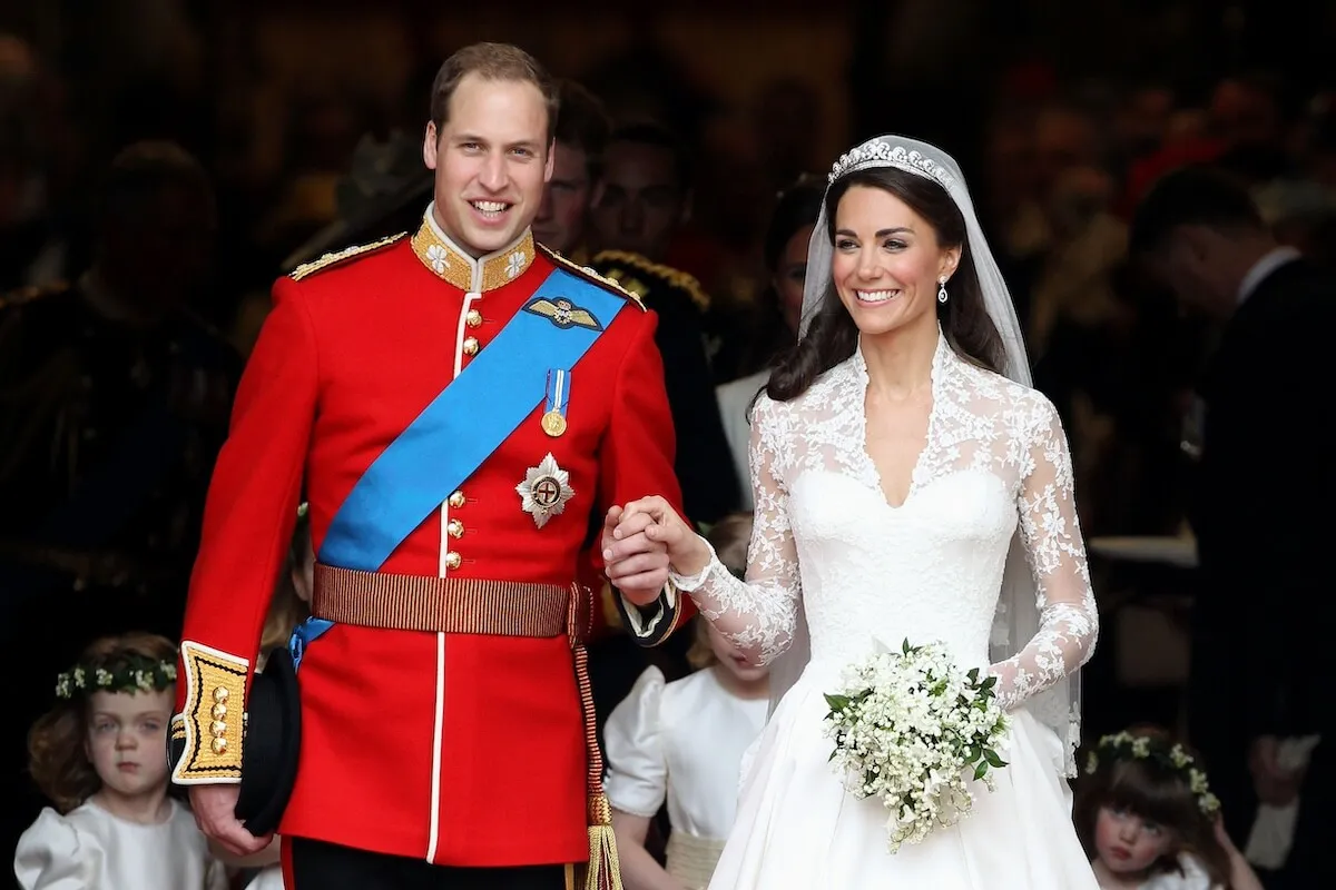 Prince William and Kate Middleton on their wedding day in 2011