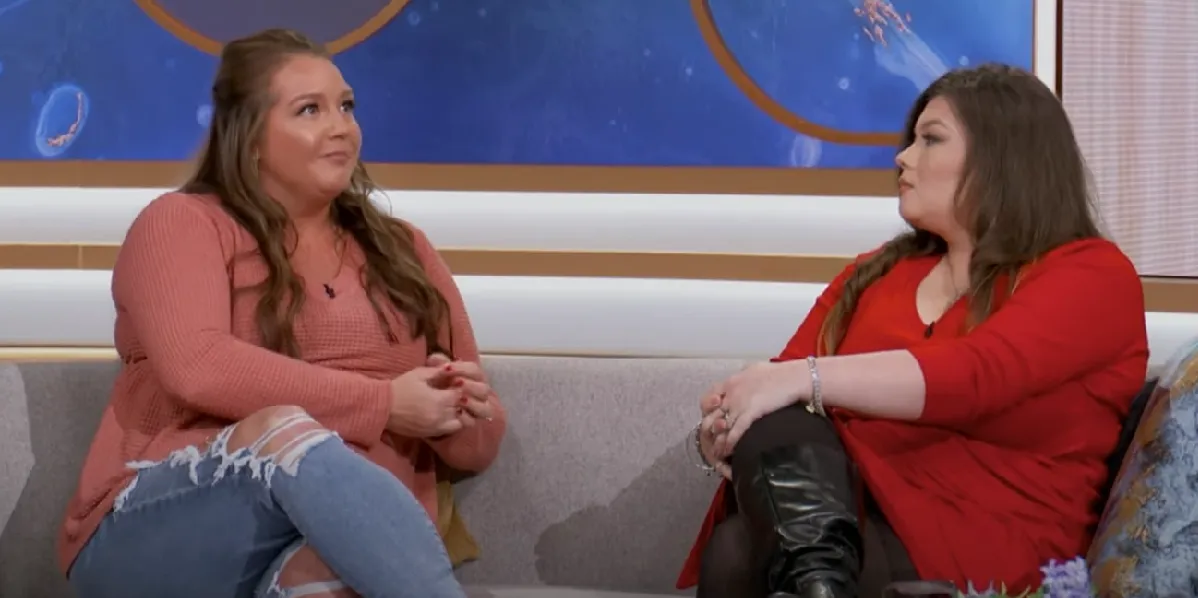 Kristina Shirley and Amber Portwood appear together during a 'Teen Mom' reunion special to discuss Leah Shirley