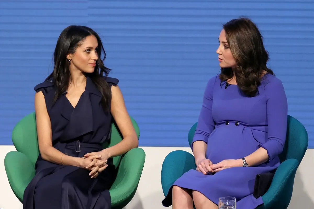 Meghan Markle and Kate Middleton attend the Royal Foundation Forum in London