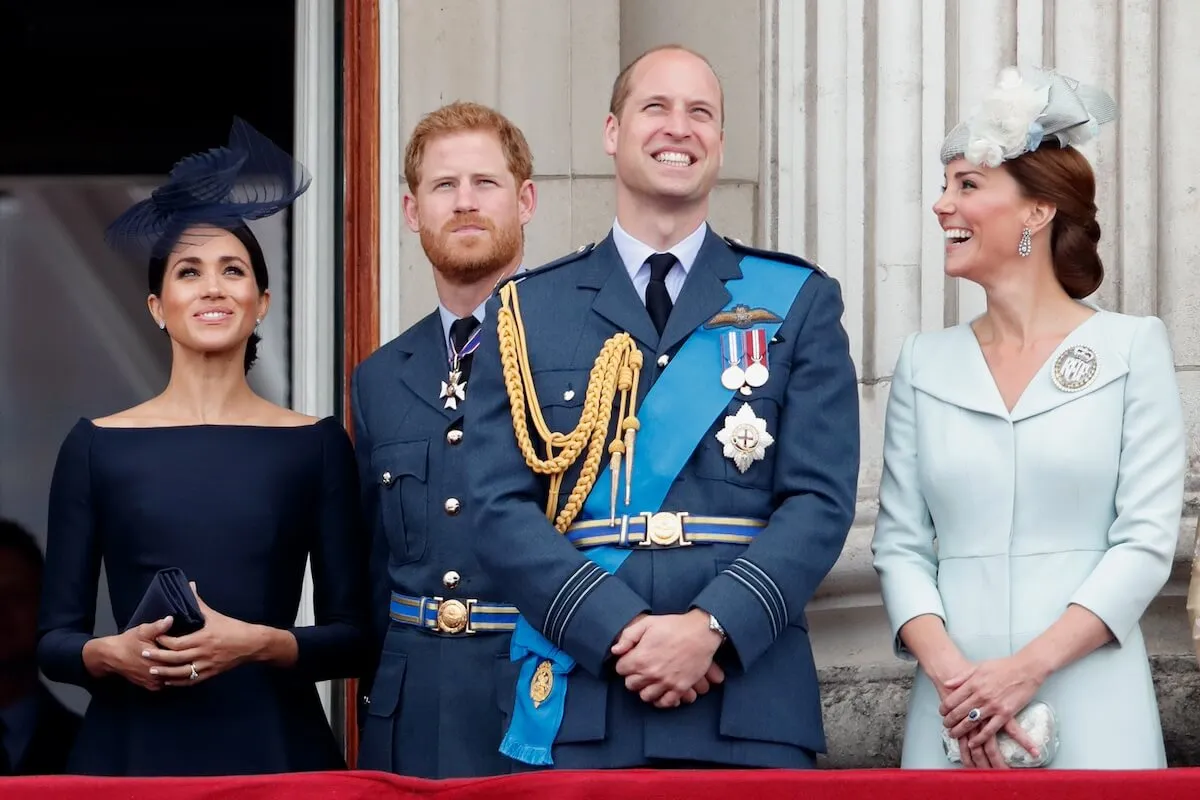 Meghan Markle, Prince Harry, Prince William, and Kate Middleton