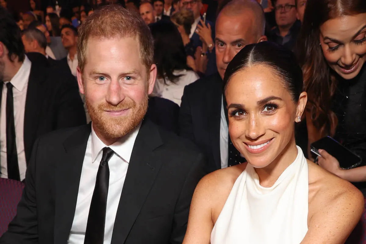 Prince Harry and Meghan Markle, who asked a question when their relationship went public, in 2024