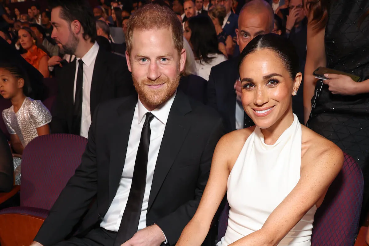 Prince Harry and Meghan Markle, who don't hang out with many A-list celebrities publicly perhaps because of a desire for a low-key life, at the 2024 ESPYs