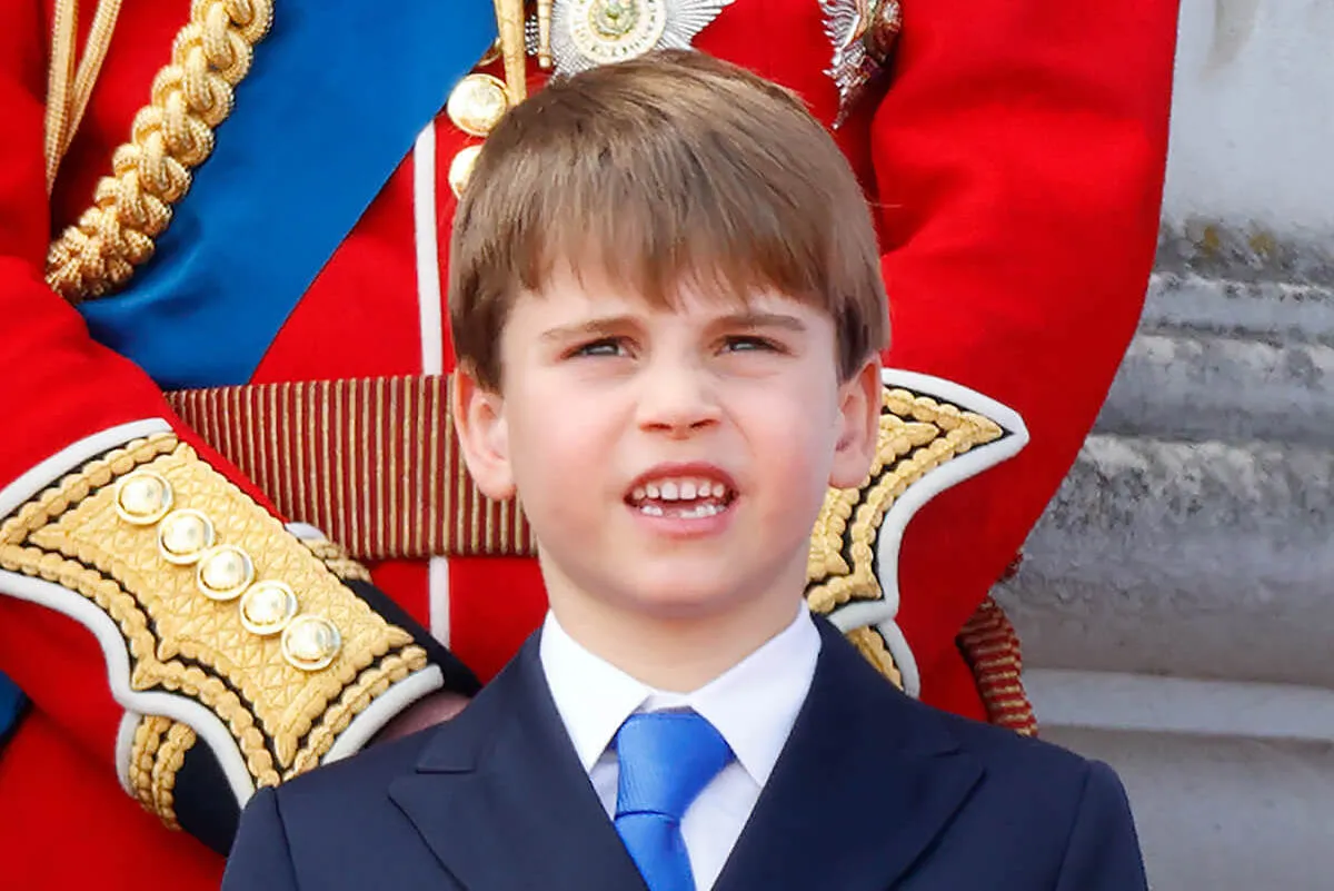 Prince Louis, who hasn't joined Prince George and Princess Charlotte at summer 2024 events, at Trooping the Colour