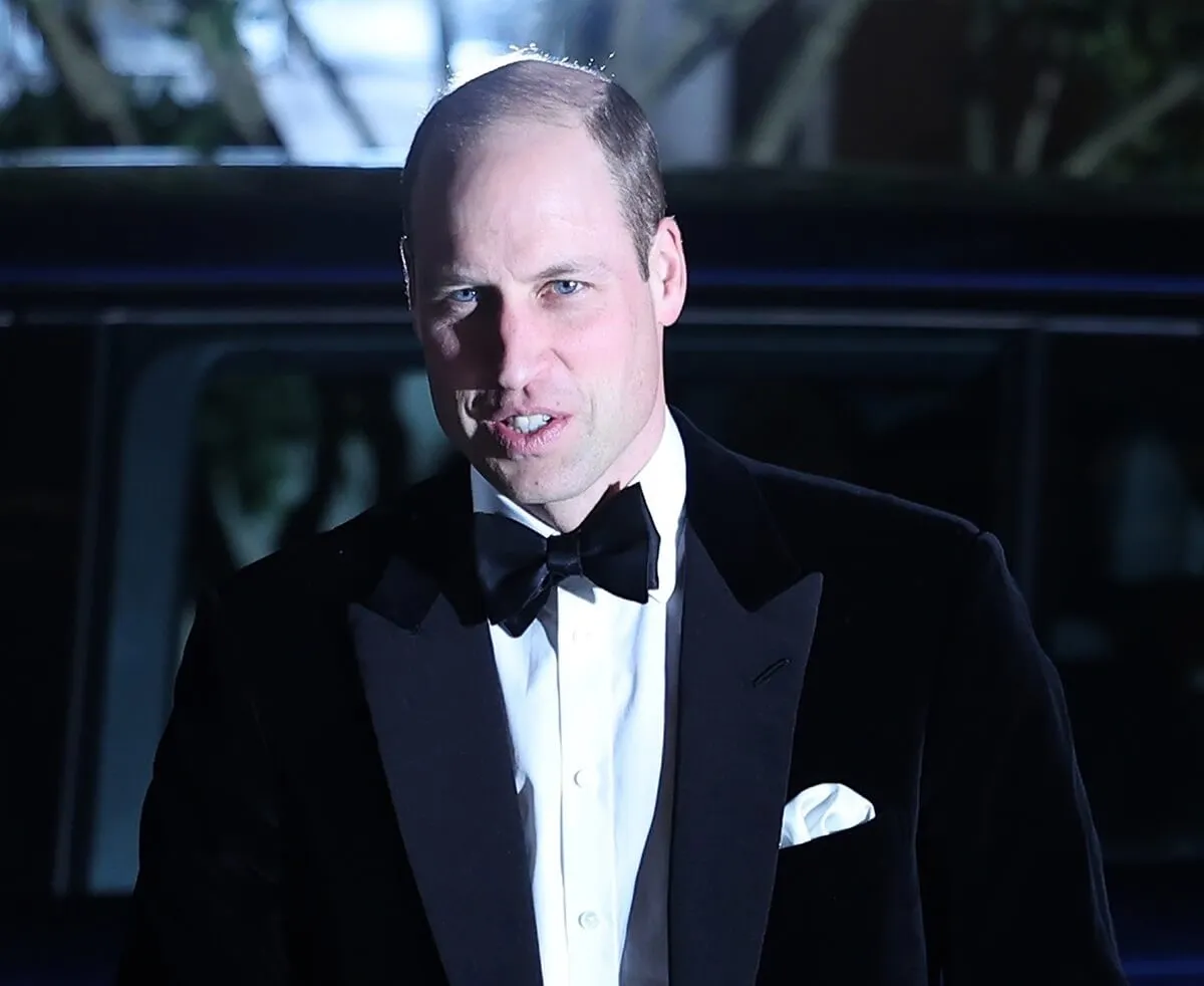 Prince William arrives to attend the London Air Ambulance Charity Gala Dinner