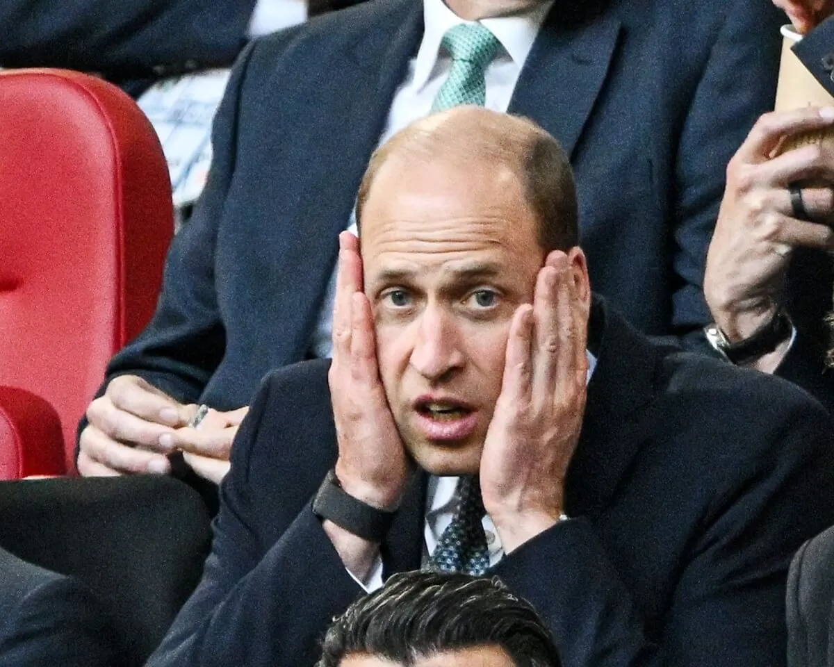 Prince William in the stands during the UEFA EURO 2024 quarter-final match between England and Switzerland