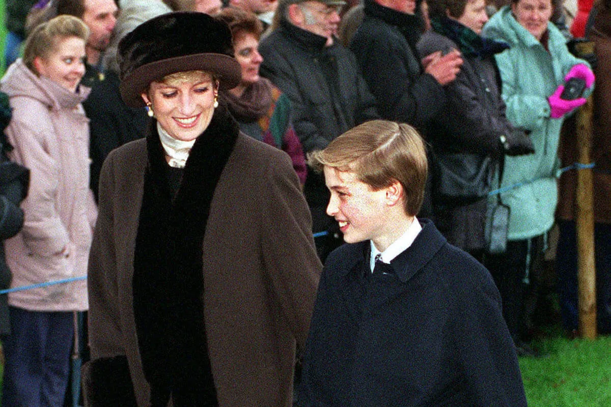 Prince William, who got compared to his late mother for attending Taylor Swift's Eras concert with Prince George and Princess Charlotte, with Princess Diana