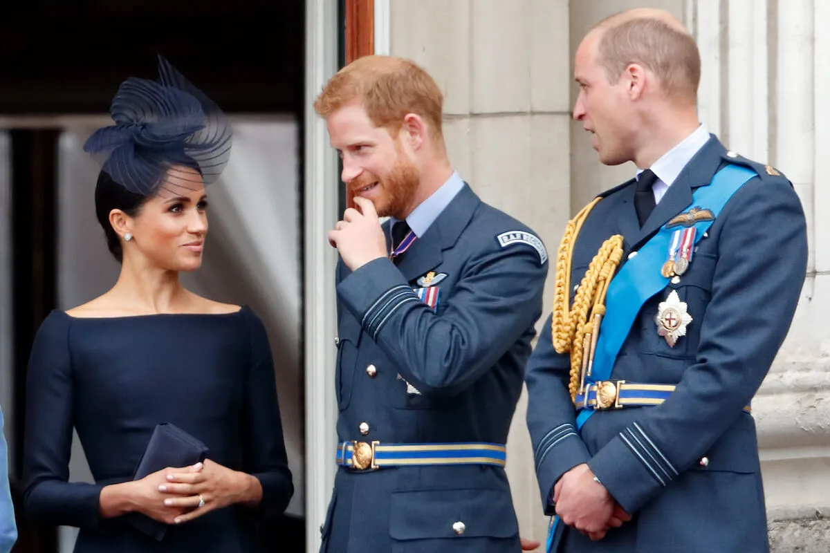 Prince William, who had certain words for Meghan Markle when they met, with Meghan Markle and Prince Harry