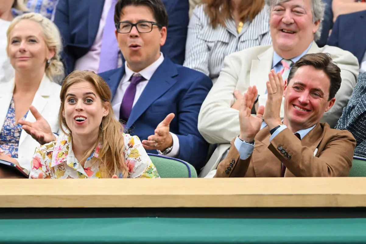 Princess Beatrice and her husband at Wimbledon