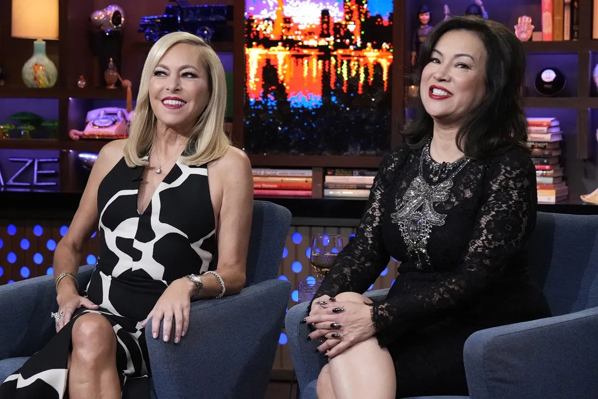 Sutton Stracke and Jennifer Tilly appear on 'Watch What Happens Live with Andy Cohen'