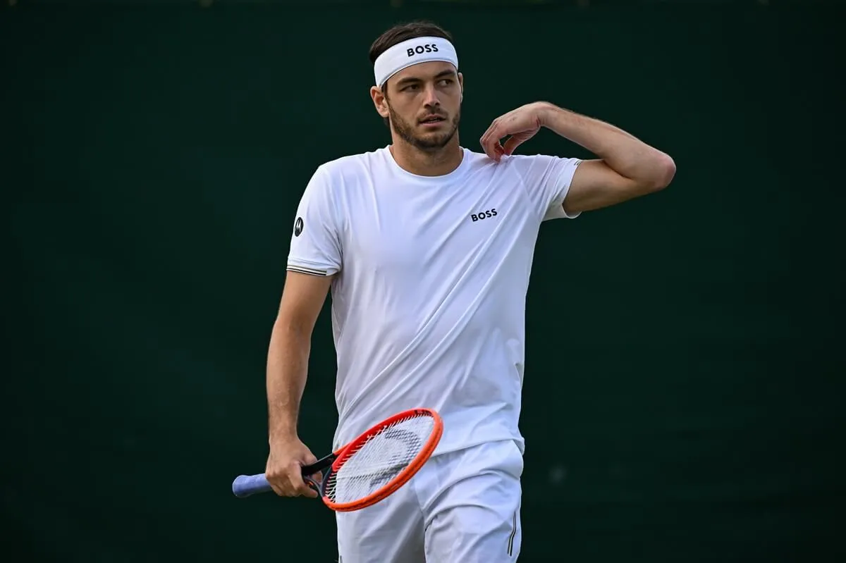 Taylor Fritz during day four of The Championships Wimbledon 2024