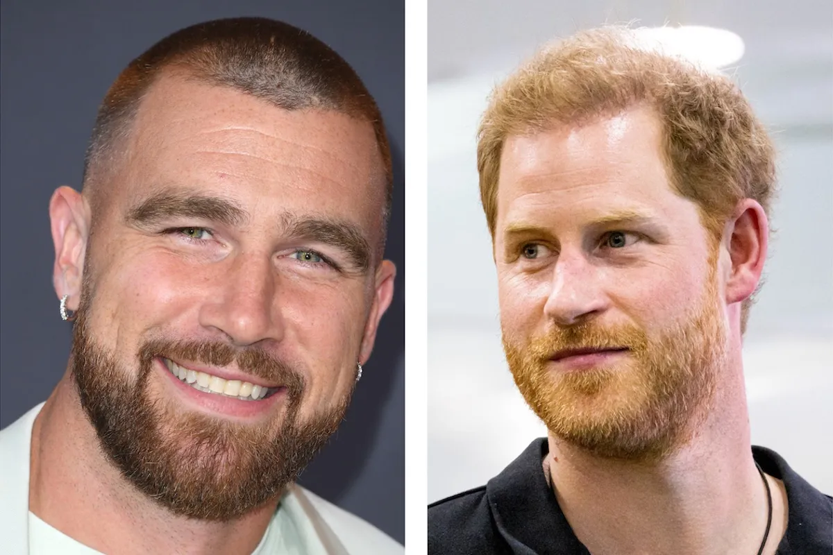 Travis Kelce and Prince Harry, who may have an 'awkward encounter' at the 2024 ESPYs.