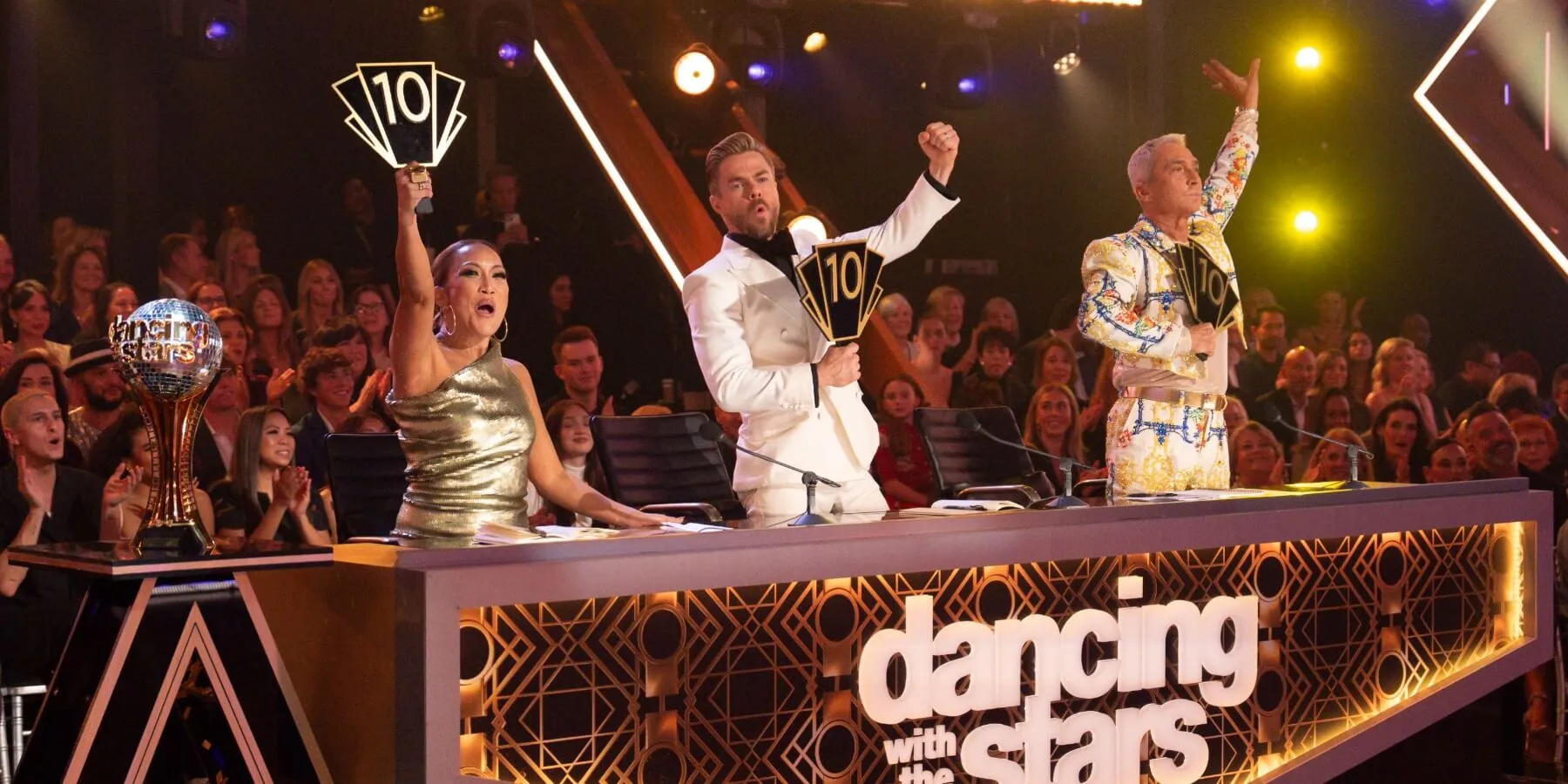 'Dancing with the Stars' judges Carrie Ann Inaba, Derek Hough and Bruno Tonioli.