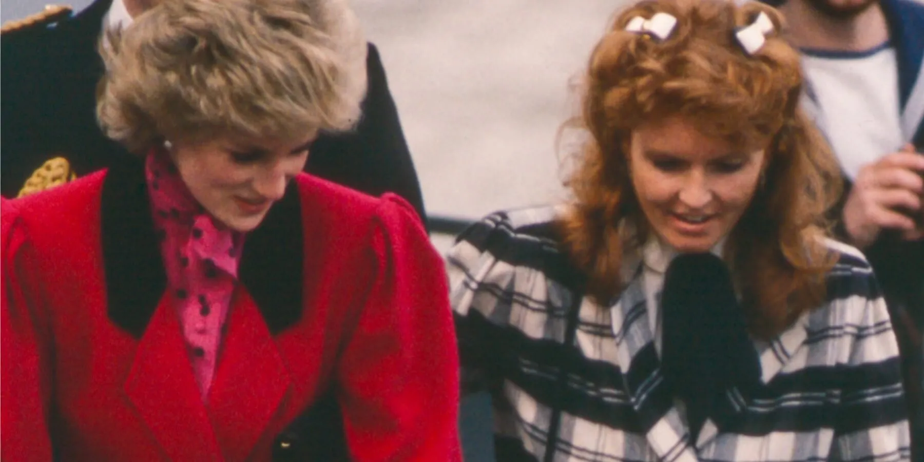 Princess Diana and Sarah Ferguson photographed in 1986.