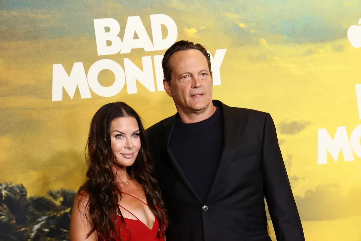 Married couple Vince Vaughn and Kyla Vaughn attend the Premiere for Apple TV+'s Series "Bad Monkey"