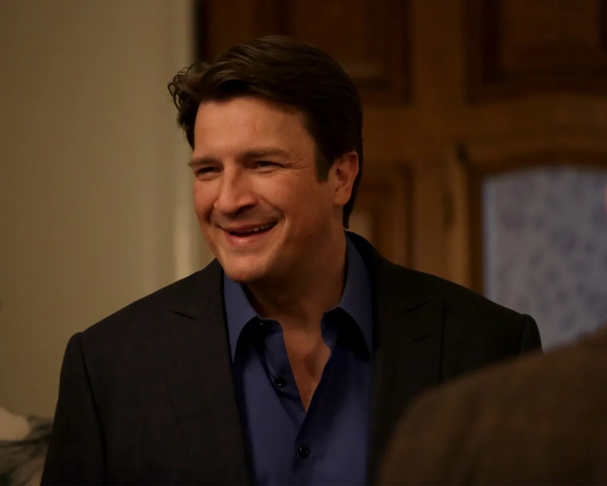 Nathan Fillion as Richard Castle in an episode of 'Castle'.