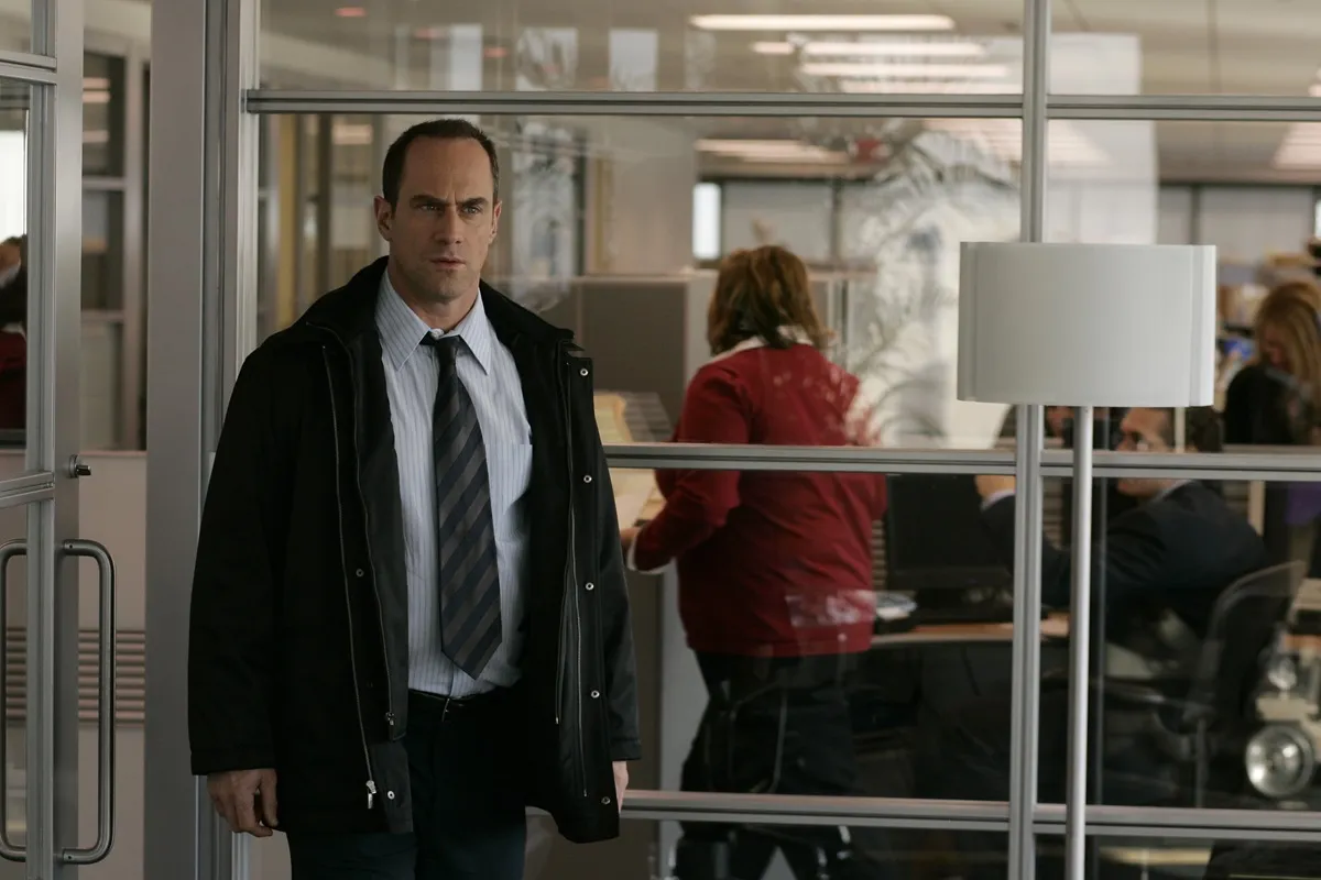 Chris Meloni as Elliot Stabler in an episode of 'Law & Order SVU'.