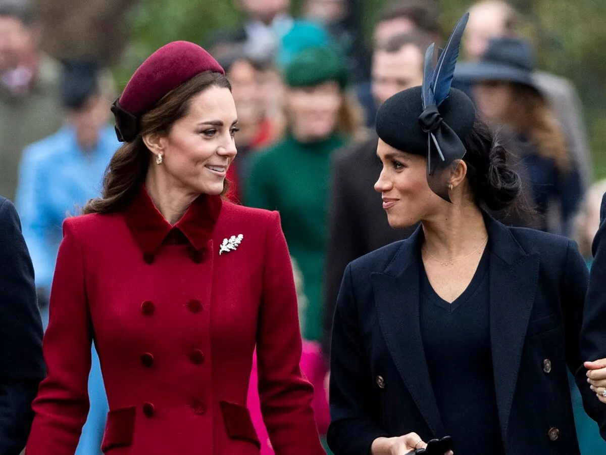 Kate Middleton and Meghan Markle attend Christmas Day Church service at St. Mary Magdalene on the Sandringham estate