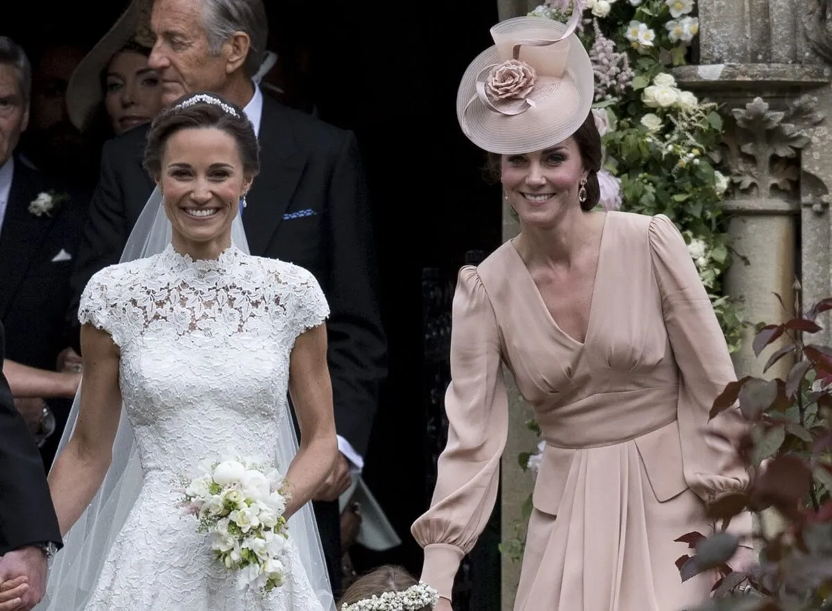 Kate Middleton attends the wedding of her sister Pippa Middleton