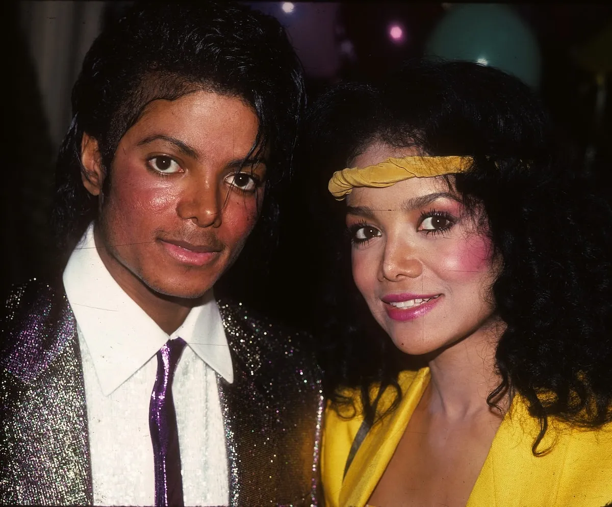 Siblings Michael Jackson and La Toya Jackson celebrate their mom's birthday in 1984