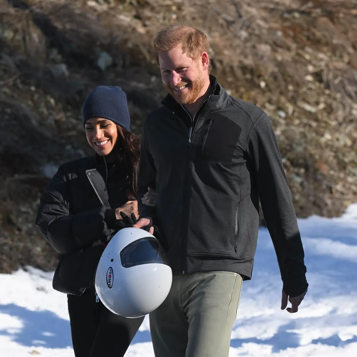 Meghan Markle and Prince Harry attend the Invictus Games One Year To Go Event in Whistler, Canada