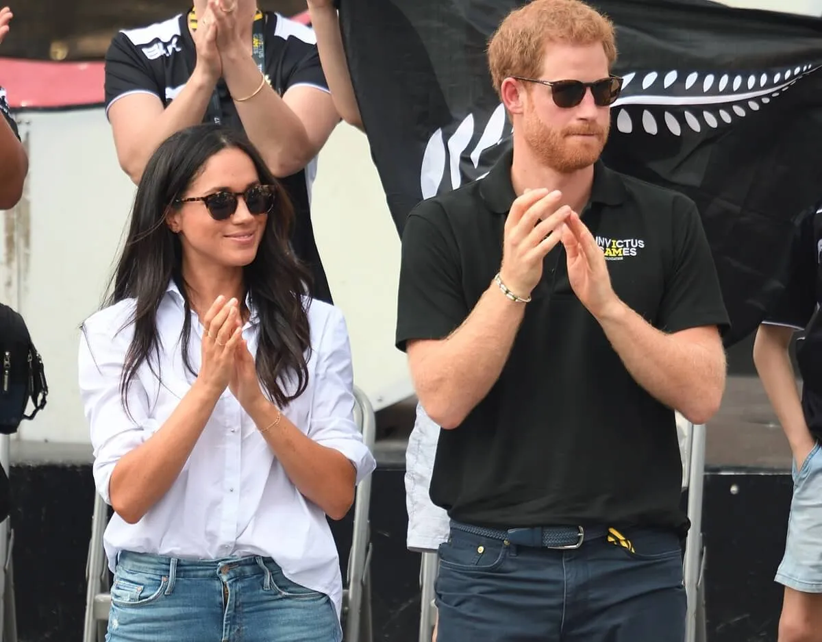 Meghan Markle and Prince Harry watch Wheelchair Tennis at the 2017 Invictus Games in Toronto