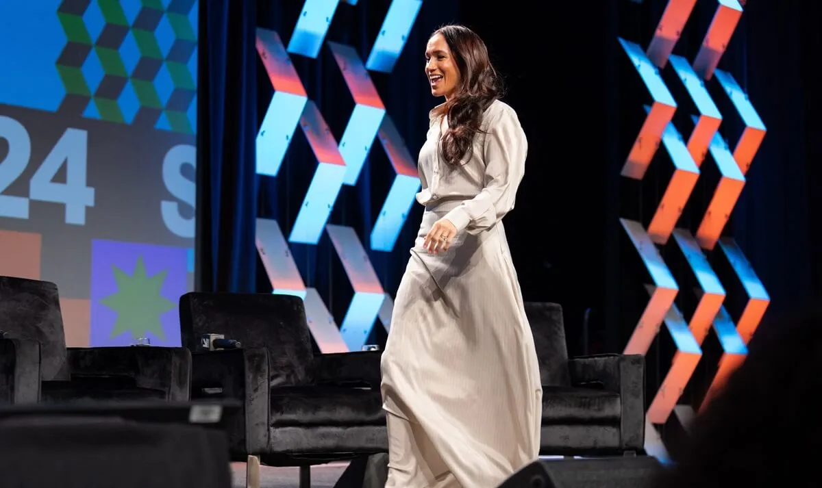 Meghan Markle speaks onstage during the SXSW 2024