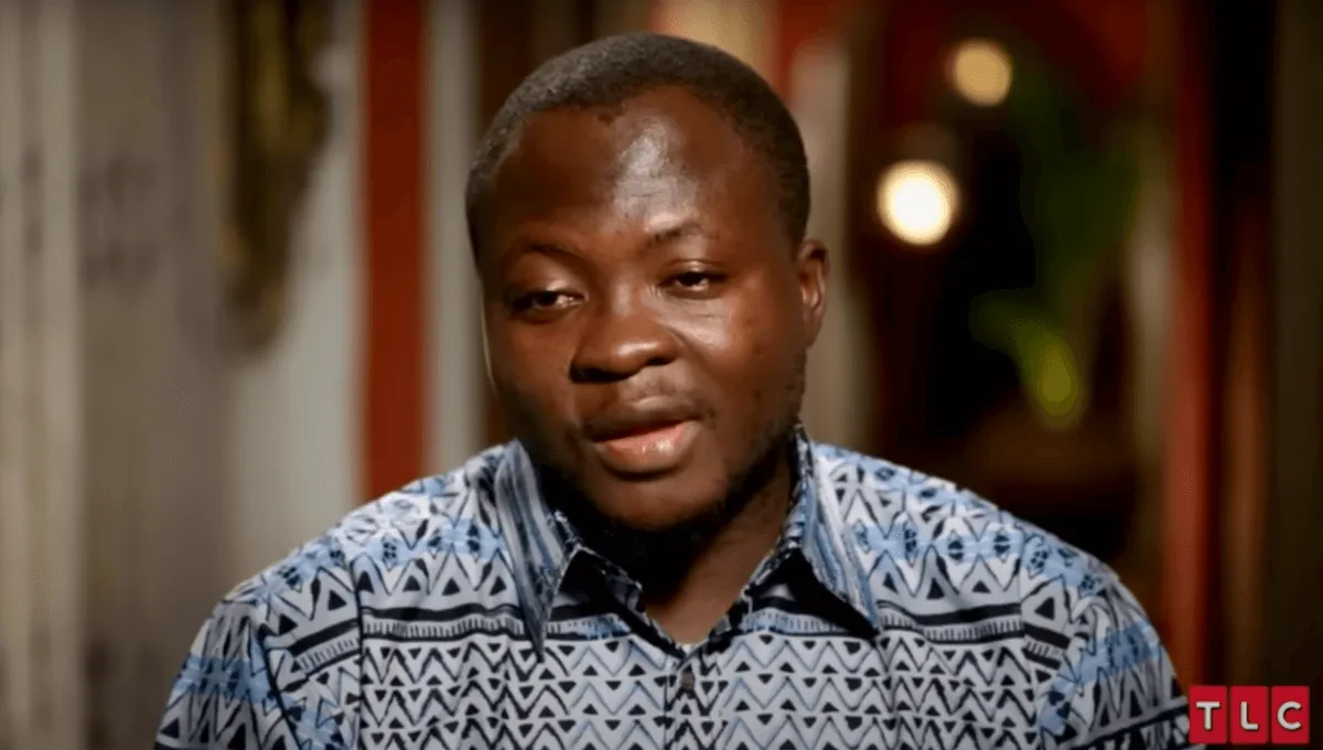 Michael Ilesanmi during an interview segment on '90 Day Fiance'