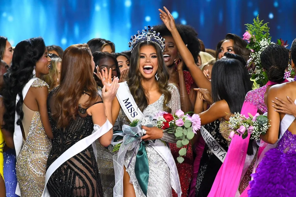 Alma Cooper smiles after she's crowned Miss USA