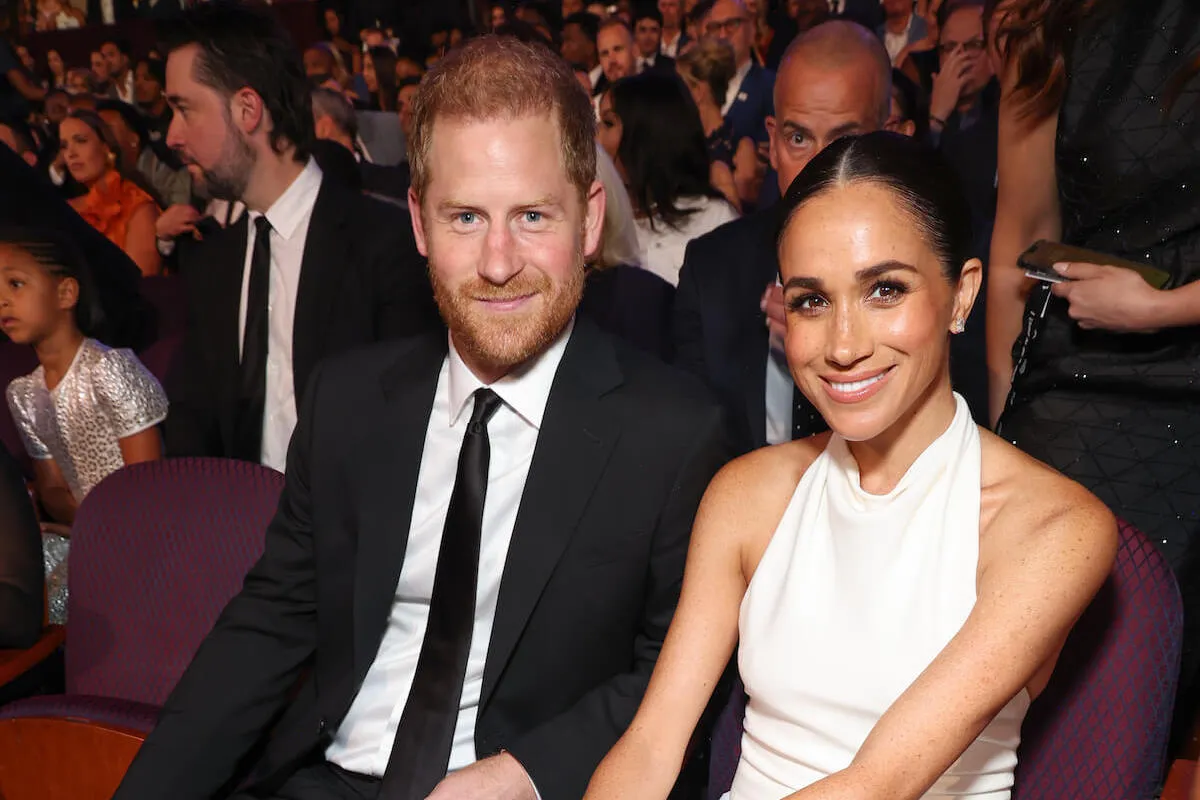 Prince Harry, who must follow three rules before a U.K. visit, with Meghan Markle at the 2024 ESPYs