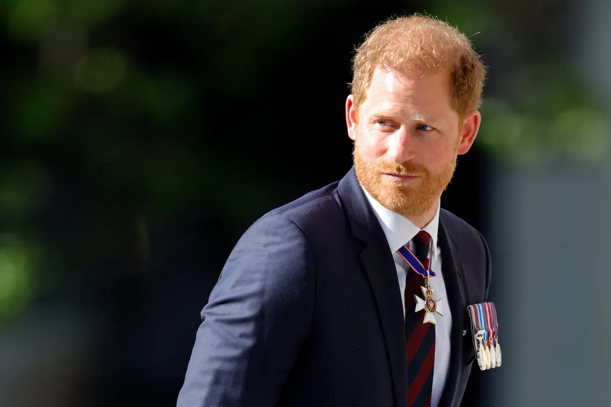 Prince Harry, whom an royal author's warned to stop spending and talking about royals, in 2024